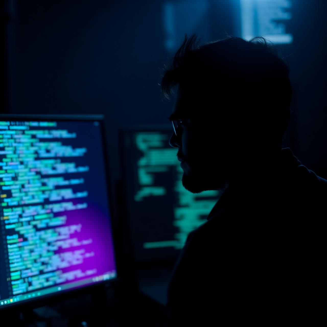 Senior engineer at work